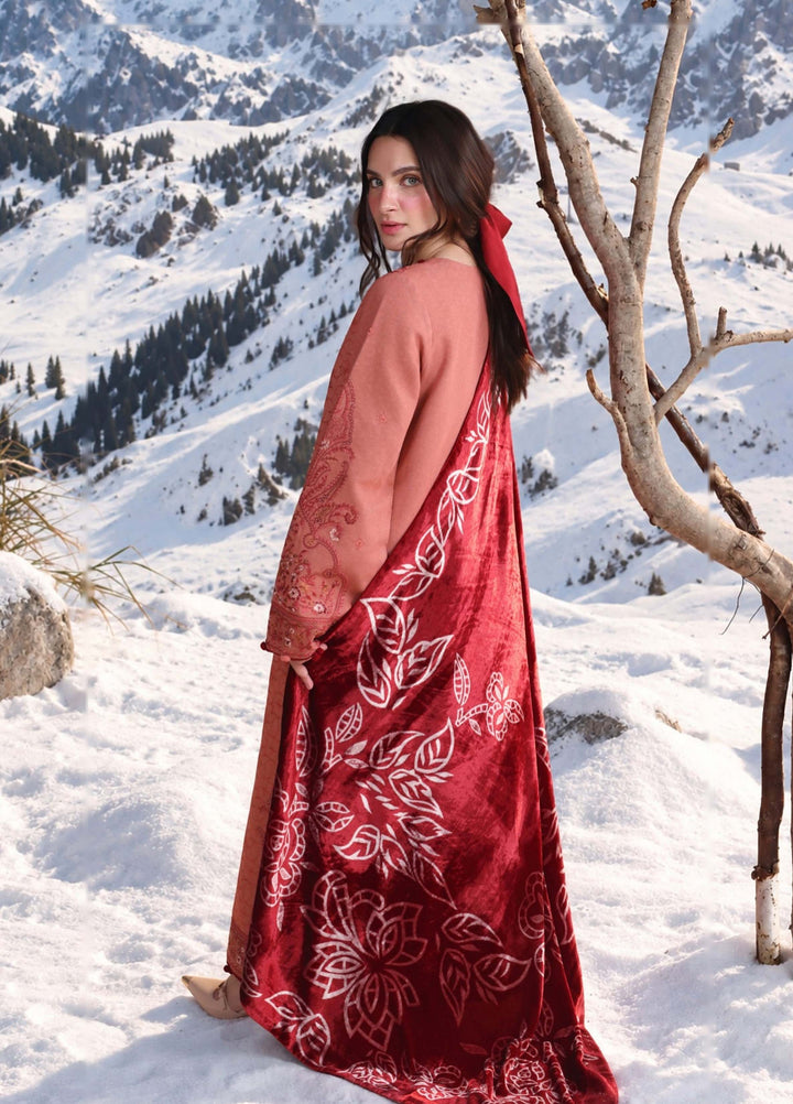 Carnation by Rang Rasiya Unstitched Embroidered Karandi 3 Piece Suit RR26UKW ROSEA - Winter Collection