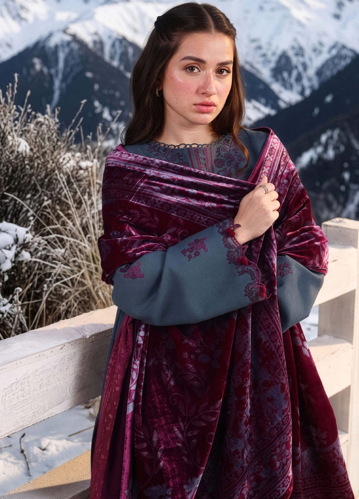 Carnation by Rang Rasiya Unstitched Embroidered Karandi 3 Piece Suit RR26UKW TWILIGHT - Winter Collection