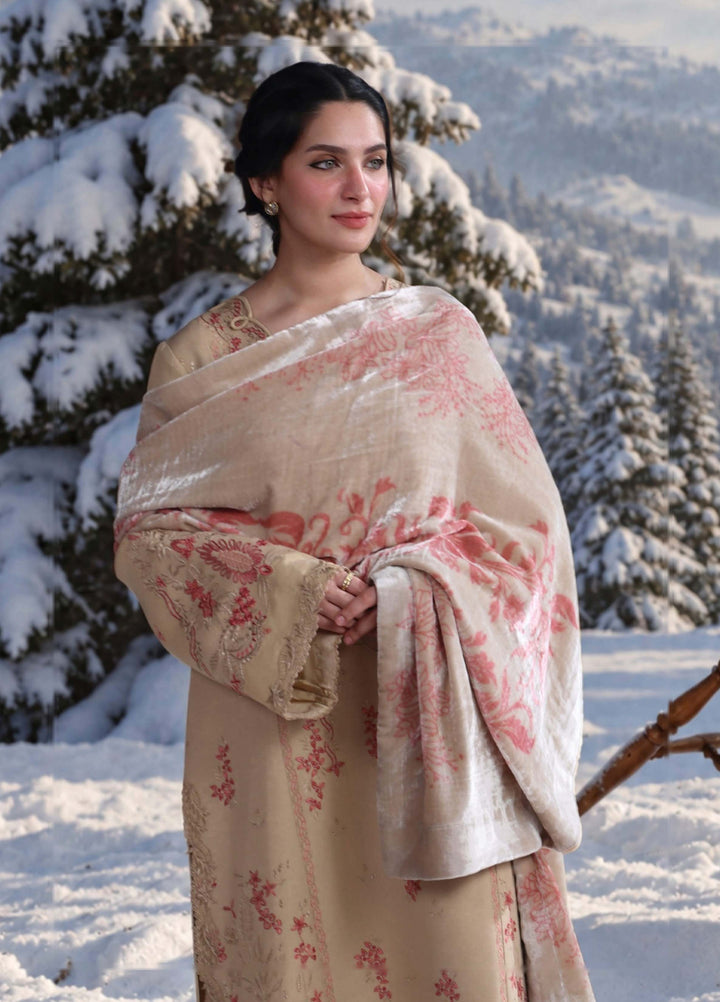 Carnation by Rang Rasiya Unstitched Embroidered Karandi 3 Piece Suit RR26UKW WINTER PETAL - Winter Collection