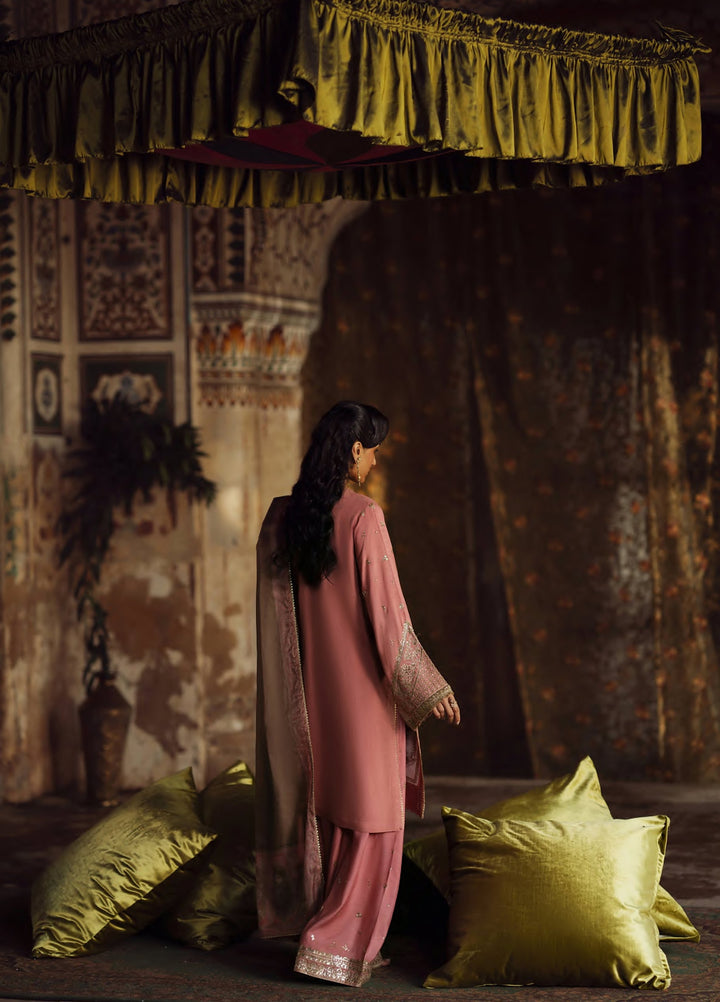 Rekha by Casualite RTW Embroidered Viscose Silk 3 Piece Suit CL26RVR Laila - Festive Collection