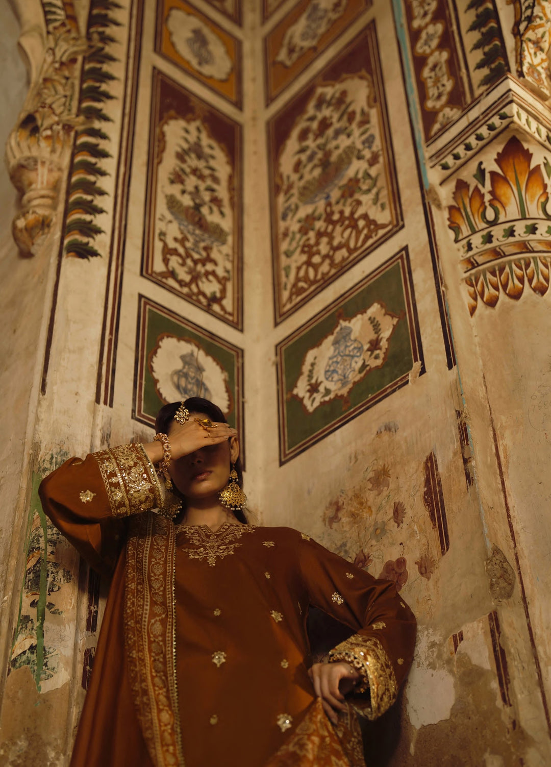 Rekha by Casualite RTW Embroidered Viscose Silk 3 Piece Suit CL26RVR Oraila - Festive Collection