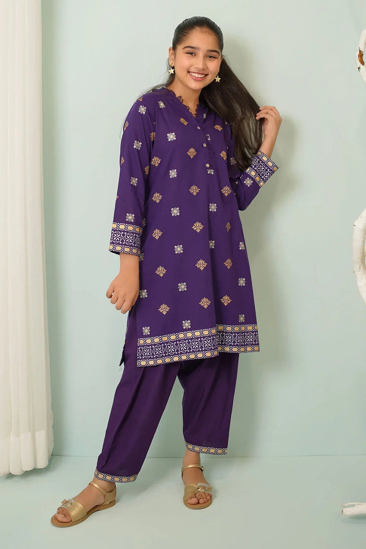 Ochre RTW Printed Girls 2 Piece Cotton  COR-90 - Summer Collection