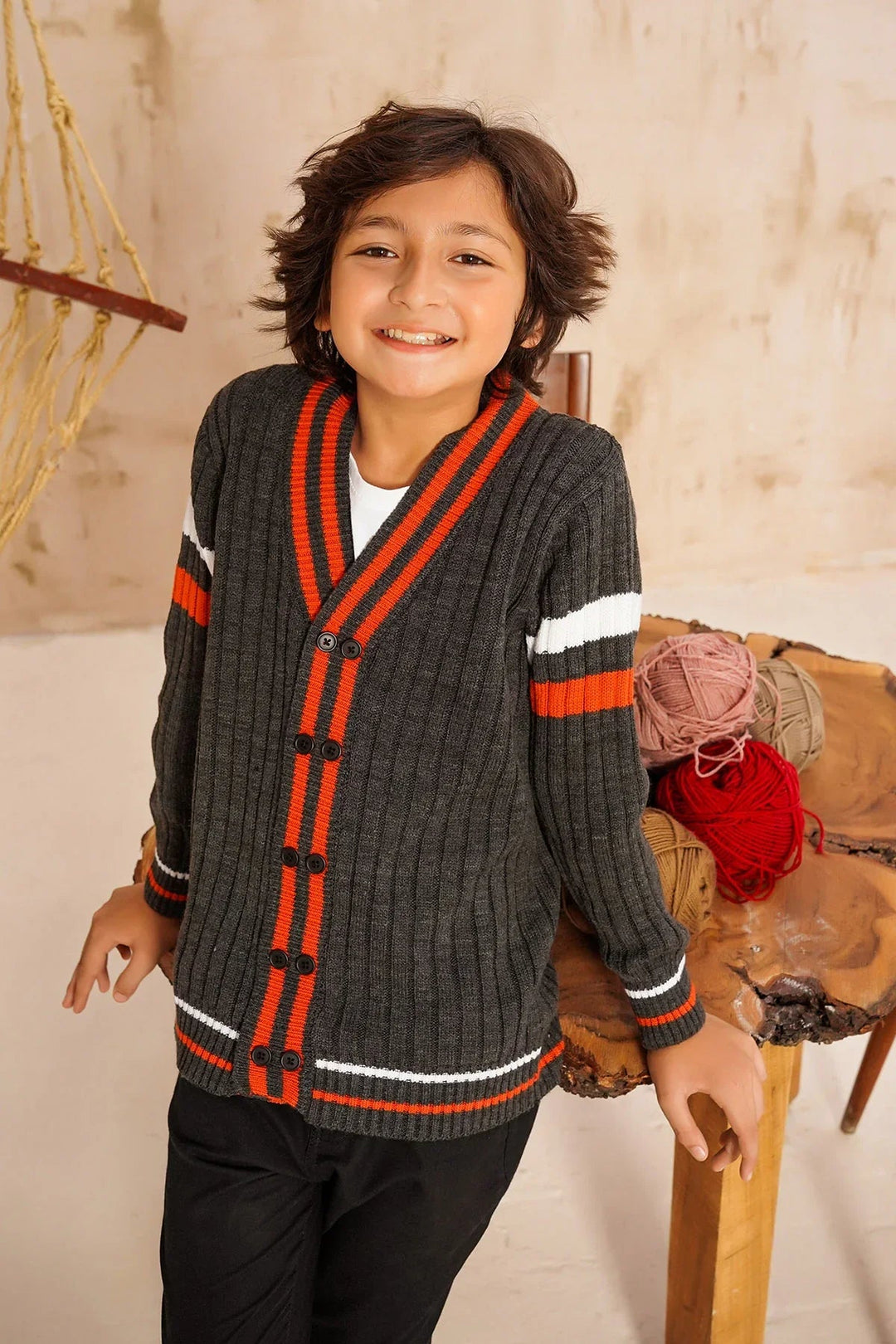 Ochre RTW Printed Boys 1 Piece Viscose Sweater OWSB-16 - Winter Collection