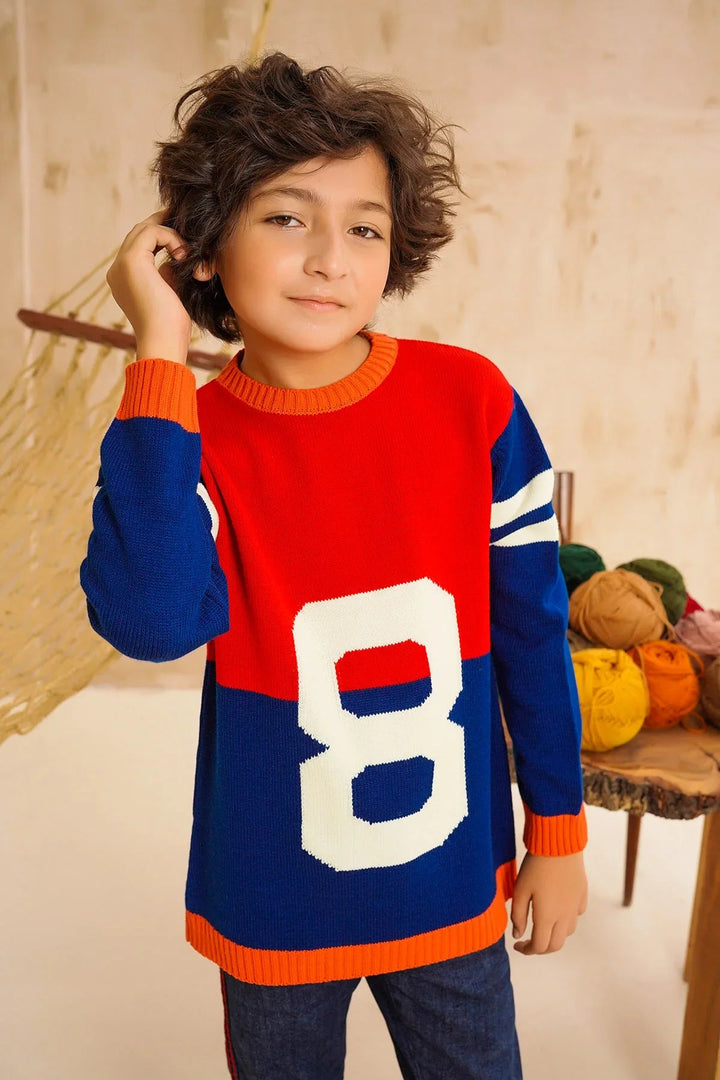 Ochre RTW Printed Boys 1 Piece Viscose Sweater OWSB-10 - Winter Collection