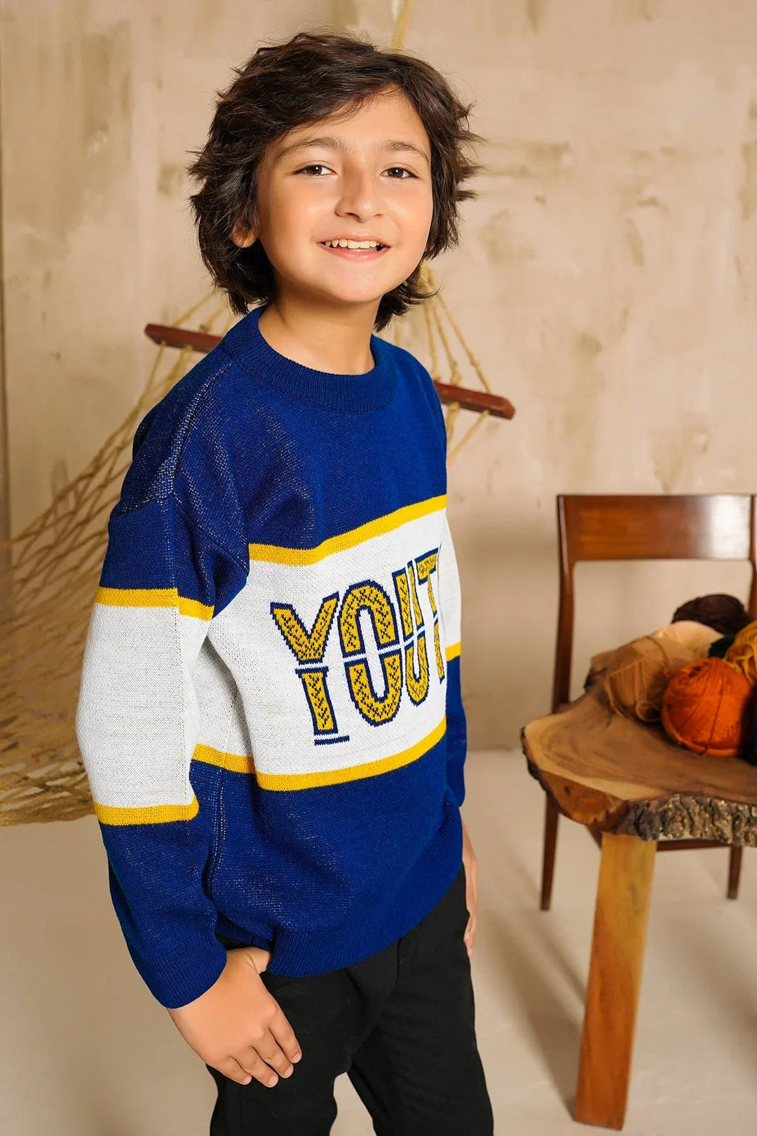 Ochre RTW Printed Boys 1 Piece Viscose Sweater OWSB-09 - Winter Collection