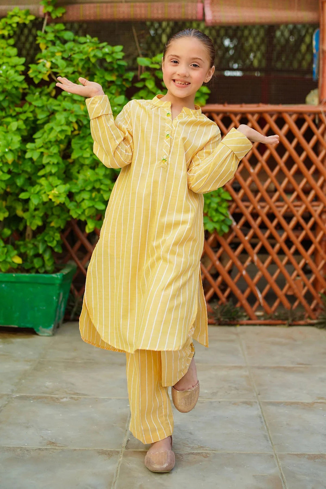 Ochre RTW Solids Girls 2 Piece Cotton Chambray SC-31 - Winter Collection