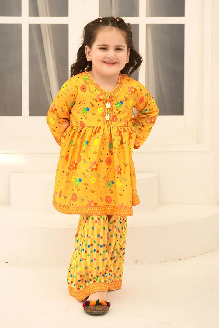 Ochre RTW Printed Girls 2 Piece Herringbone  INDP-15 - Summer Collection