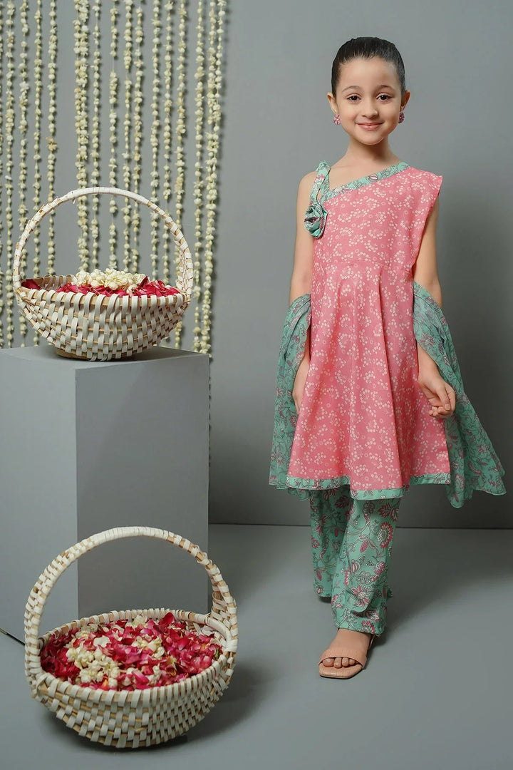 Ochre RTW Printed Girls 3 Piece Lawn  INDP-09 - Summer Collection
