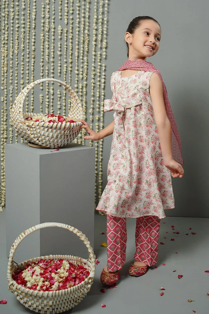 Ochre RTW Printed Girls 3 Piece Lawn  INDP-08 - Summer Collection