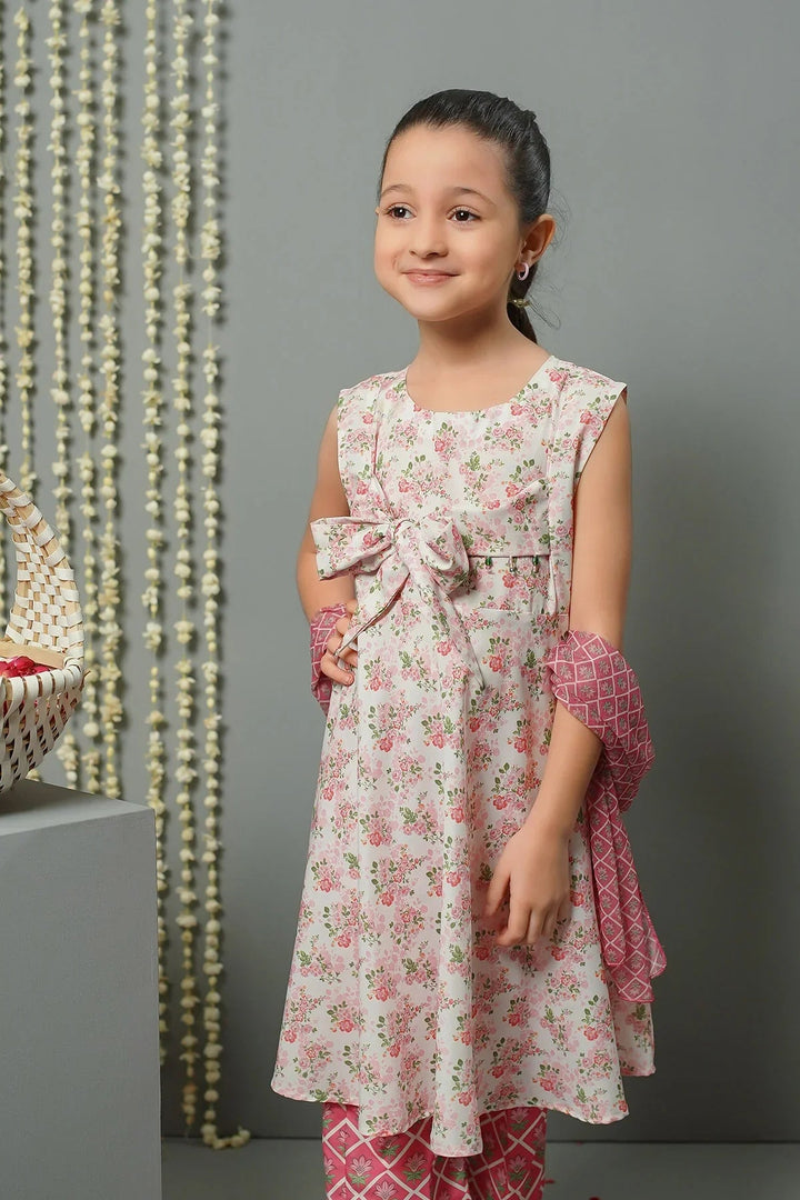 Ochre RTW Printed Girls 3 Piece Lawn  INDP-08 - Summer Collection