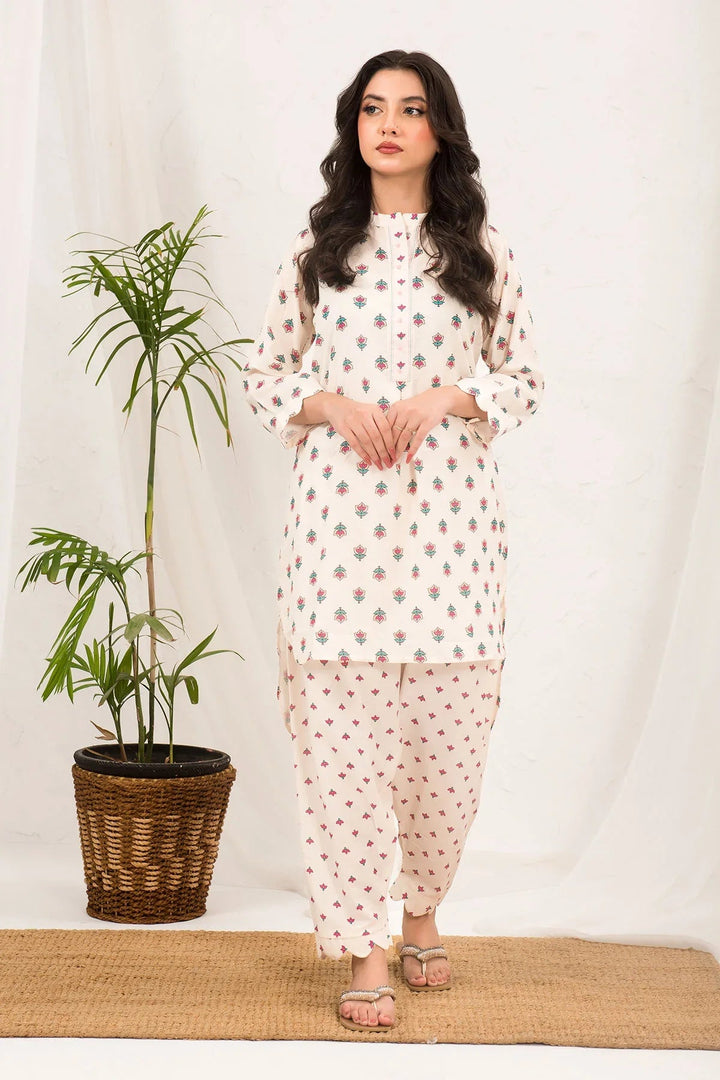 Ochre RTW Printed Girls 2 Piece Lawn  SOLP- 16 - Summer Collection