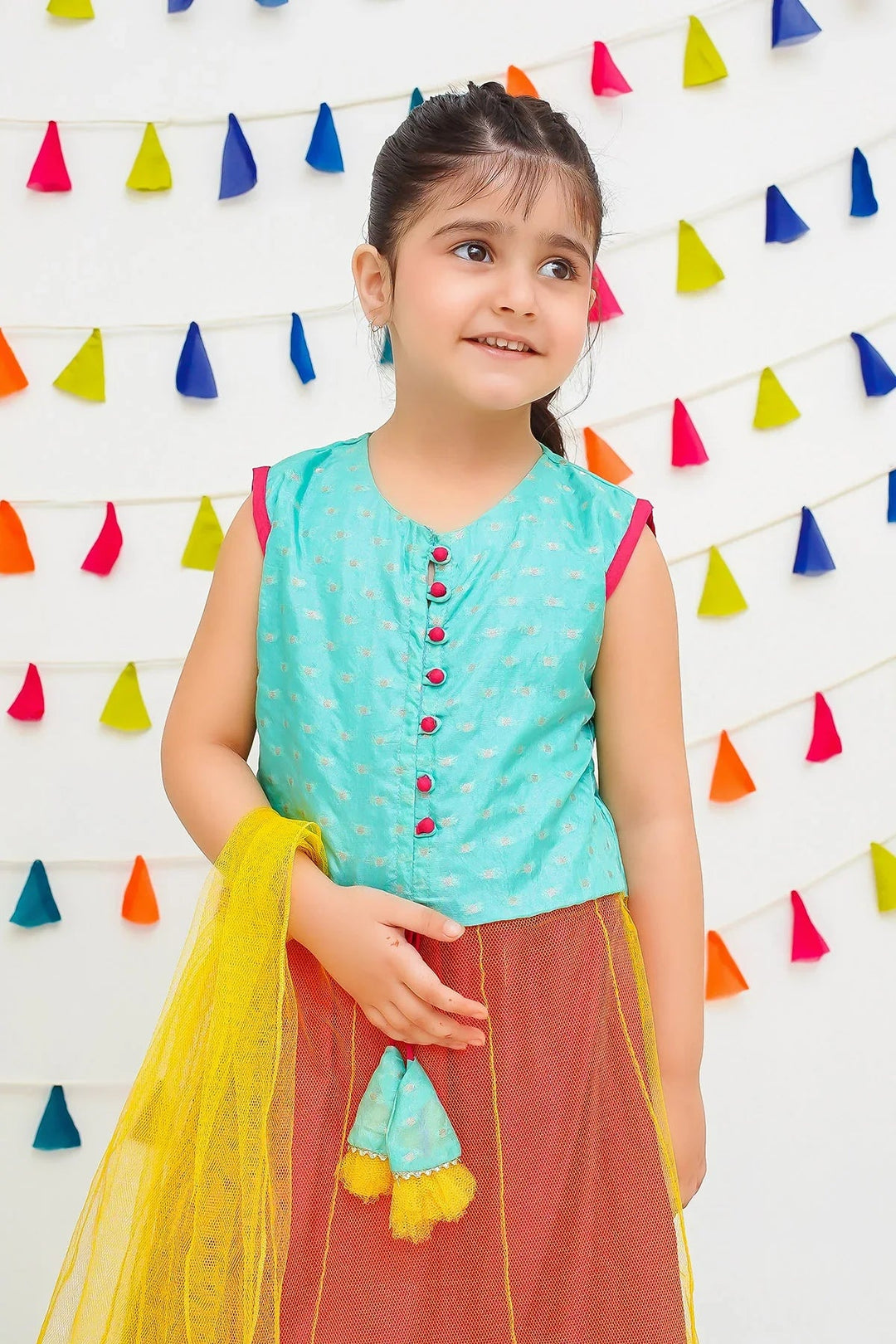 Ochre RTW Printed Girls 3 Piece Jacquard  INCF-08 - Winter Collection