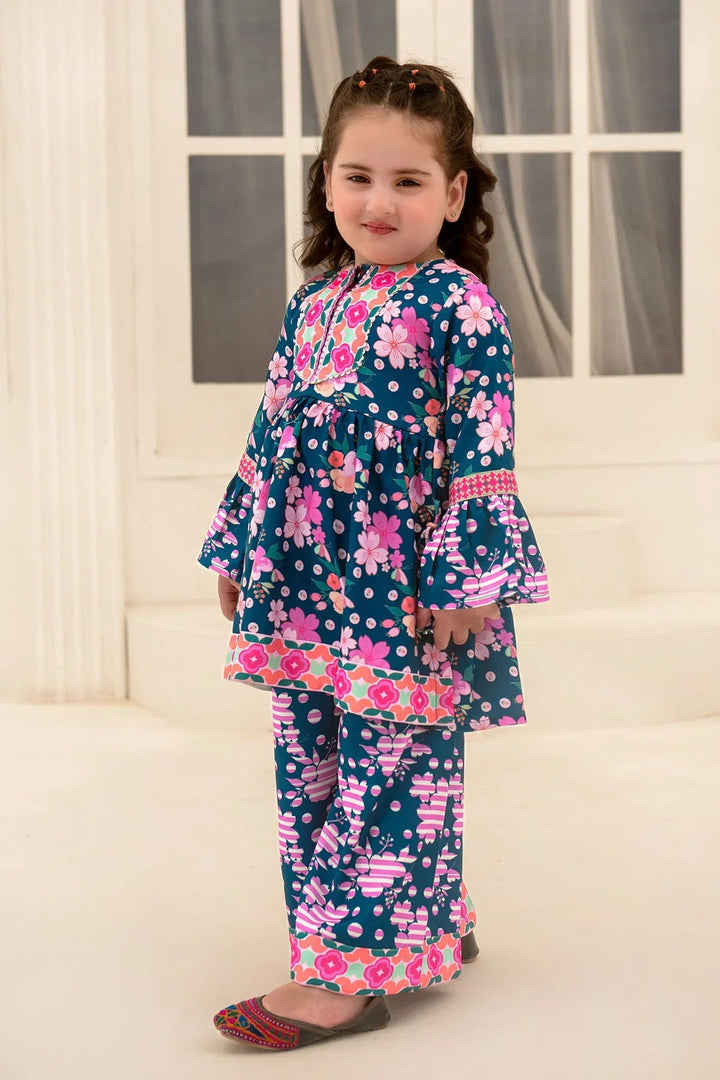 Ochre RTW Printed Girls 2 Piece Herringbone Herringbone INDP-14 - Summer Collection