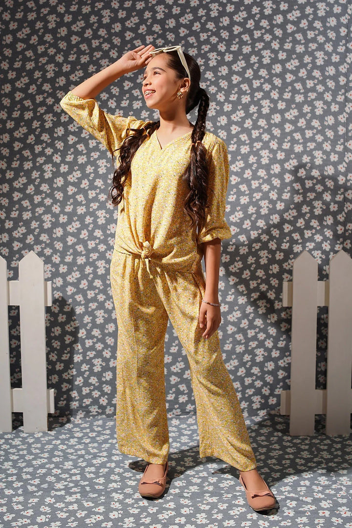 Ochre RTW Printed Girls 2 Piece Georgette Co-ords OWCR-02 - Winter Collection