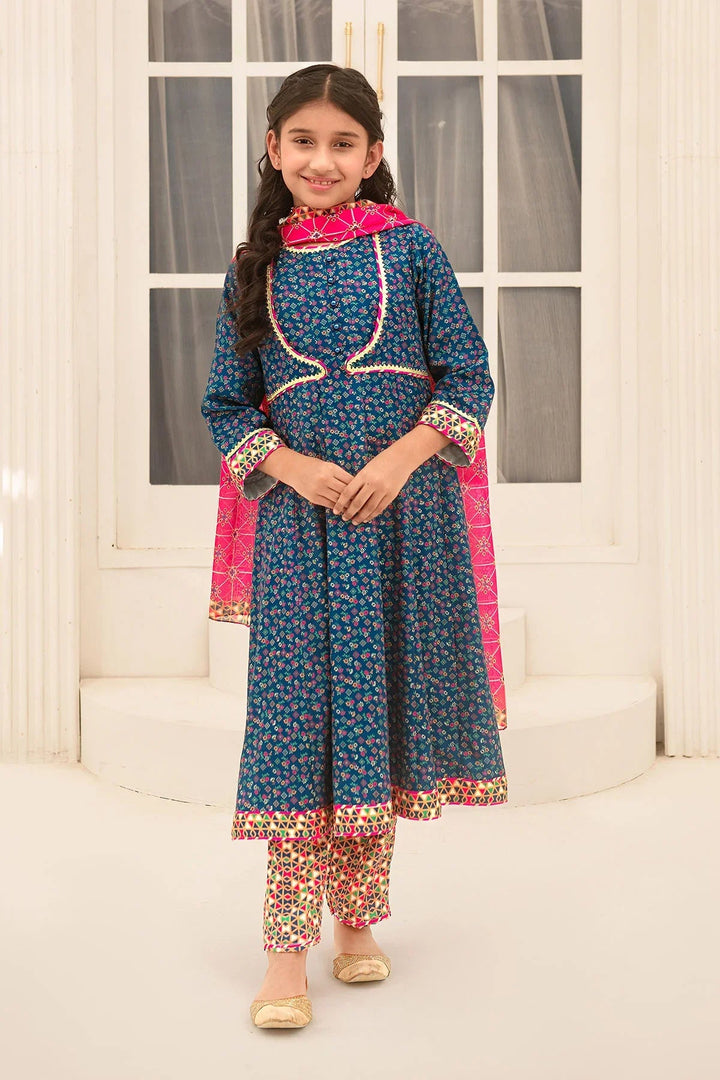 Ochre RTW Printed Girls 3 Piece Herringbone  COR-125 - Summer Collection