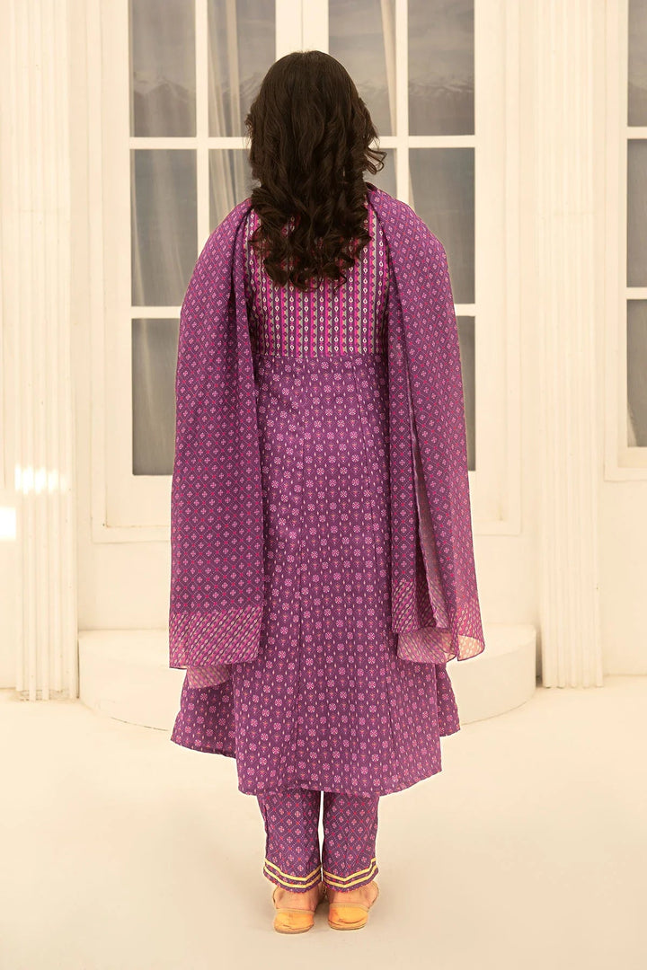 Ochre RTW Printed Girls 3 Piece Herringbone  COR-123 - Summer Collection