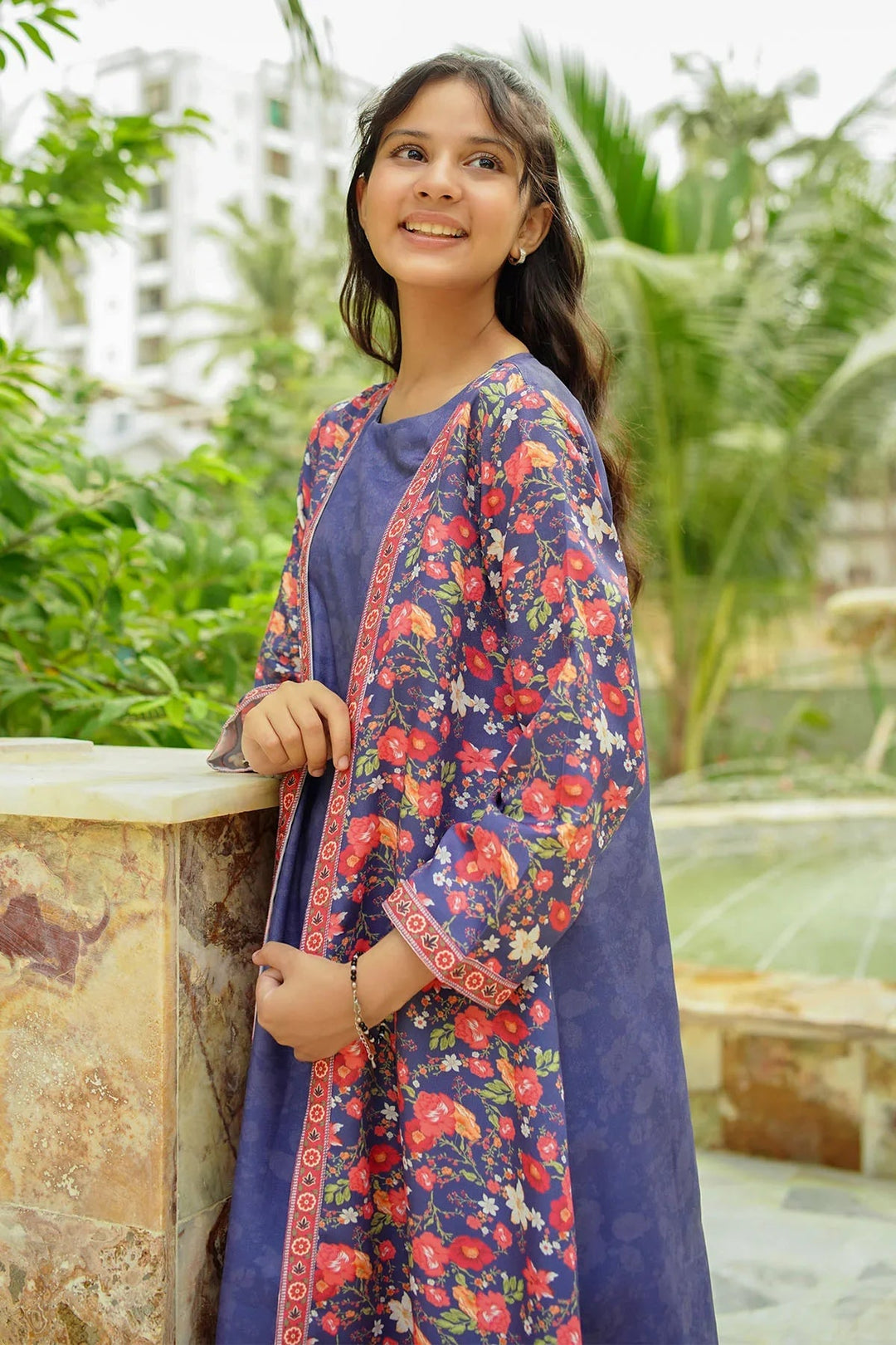 Ochre RTW Printed Girls 2 Piece Herringbone Herringbone COR-120 - Summer Collection