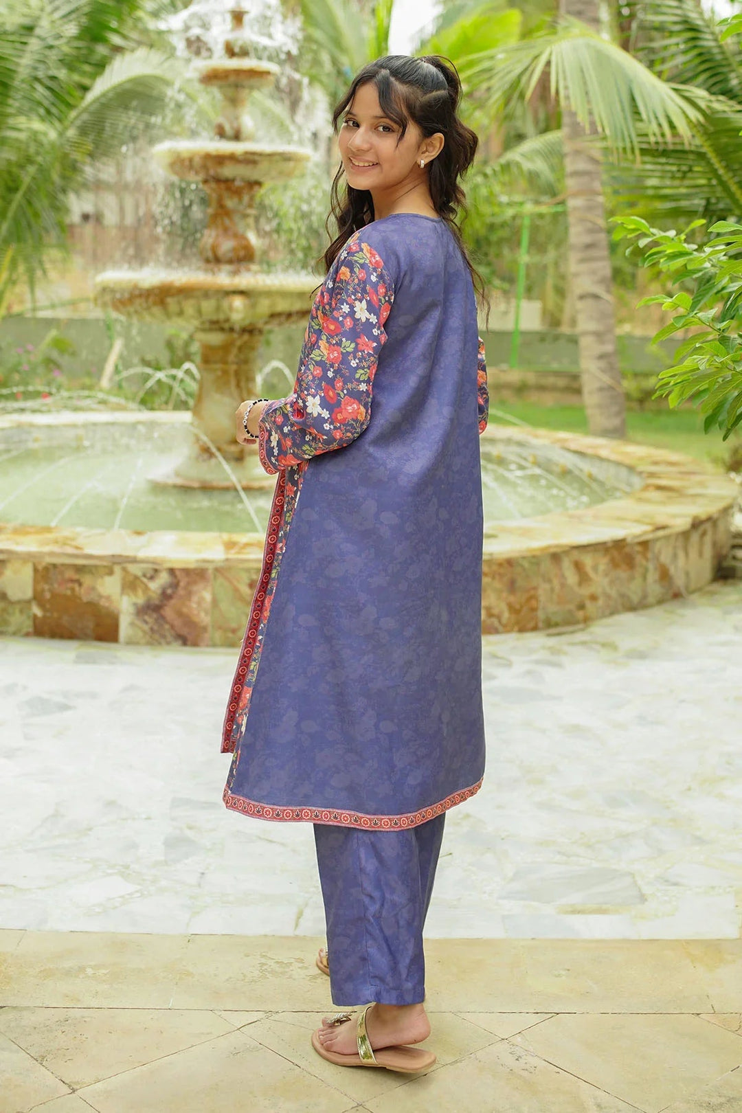 Ochre RTW Printed Girls 2 Piece Herringbone Herringbone COR-120 - Summer Collection