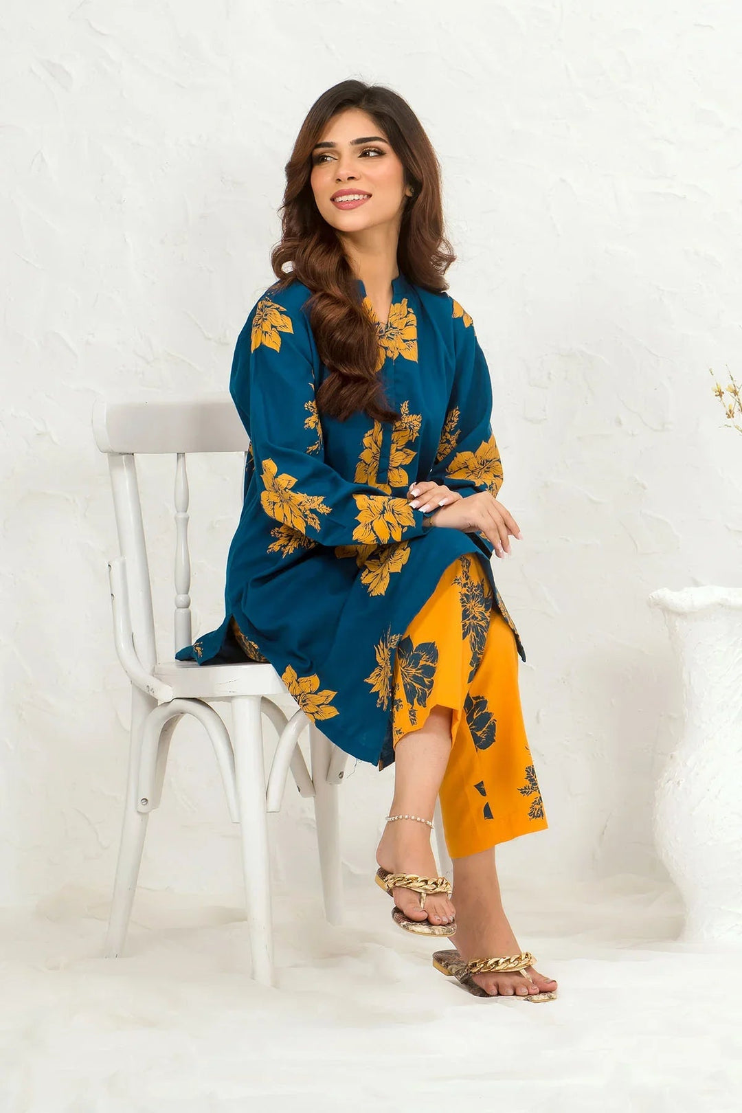 Ochre RTW Printed Girls 2 Piece Cotton  SOLP-04 - Summer Collection