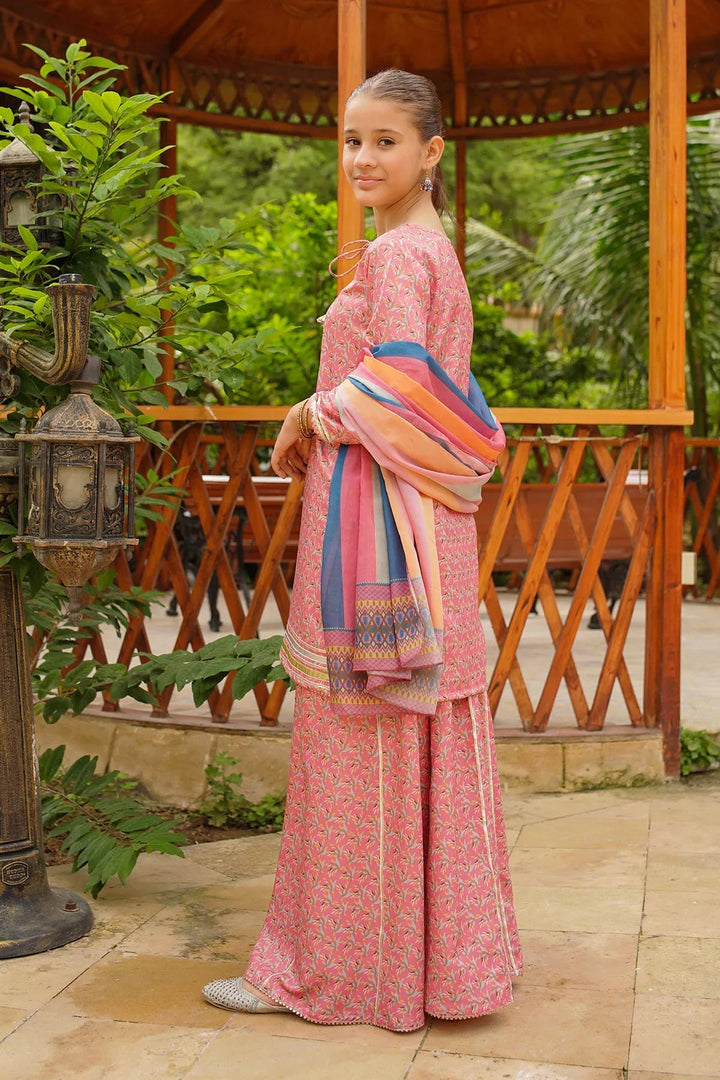 Ochre RTW Printed Girls 3 Piece Herringbone  COR-115 - Summer Collection