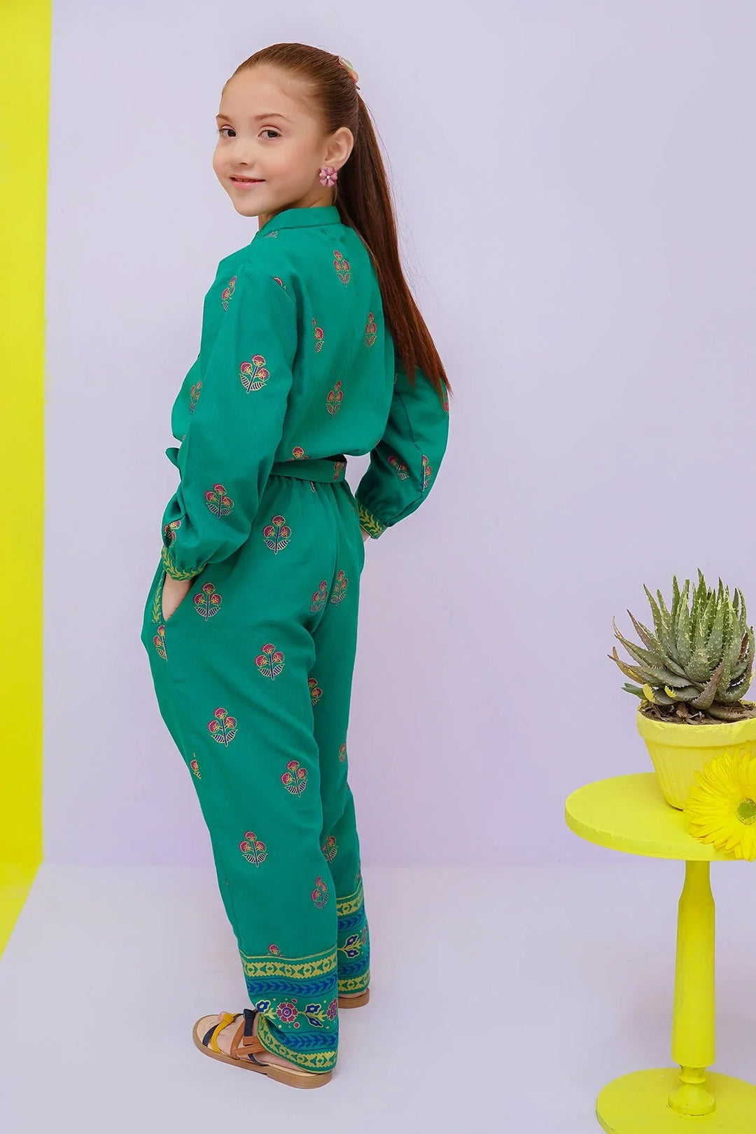 Ochre RTW Printed Girls 1 Piece Cotton Jumpsuit OWT-JMP-15 - Summer Collection