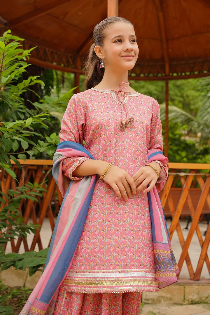 Ochre RTW Printed Girls 3 Piece Herringbone  COR-115 - Summer Collection