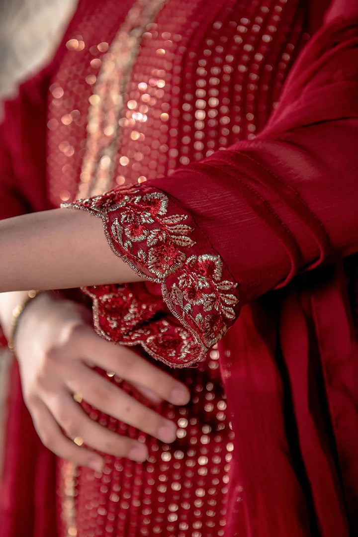 Ochre Girls Pret Embroidered Chiffon 3 Piece Suit EM-50 - Summer Collection