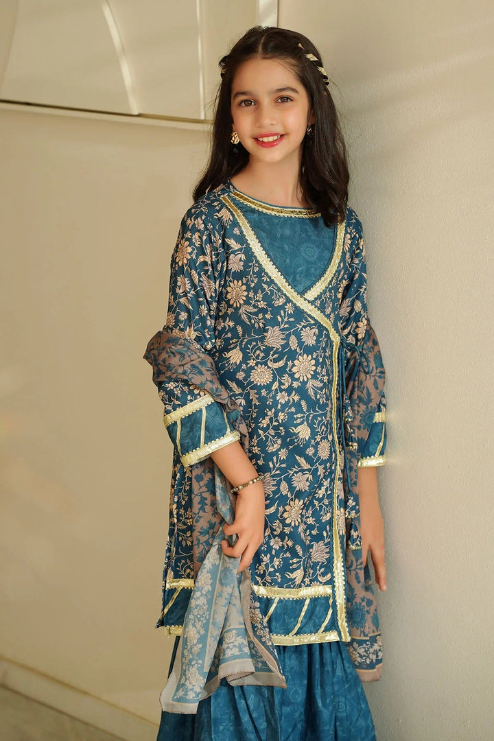 Ochre RTW Printed Girls 3 Piece Herringbone  COR-116 - Summer Collection