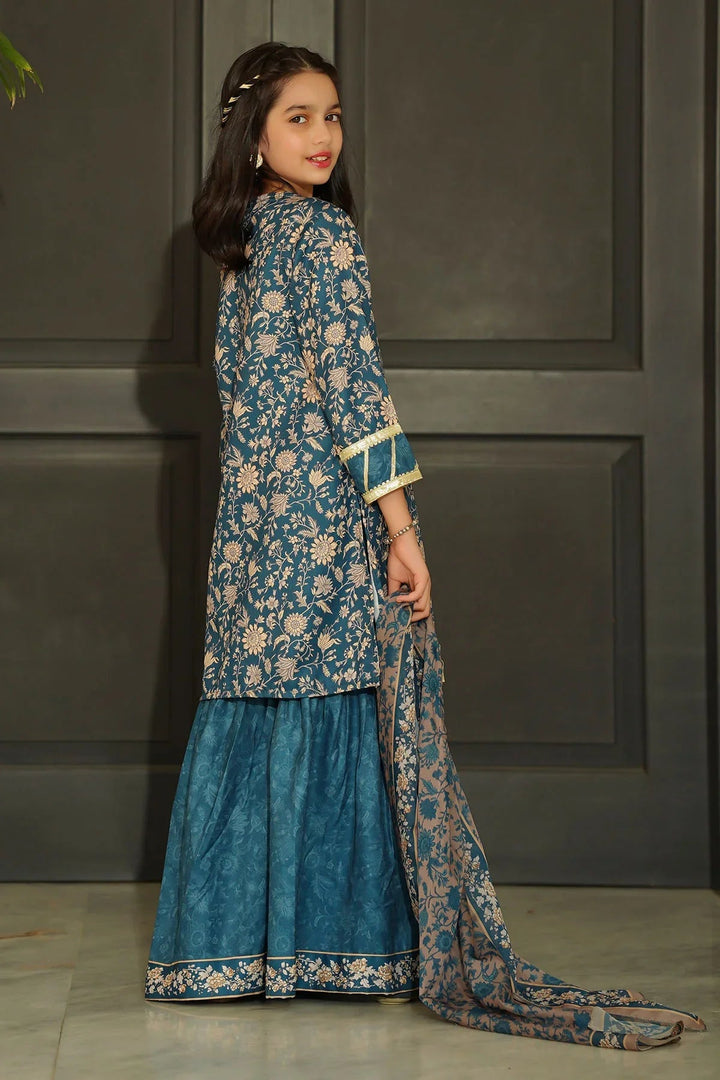 Ochre RTW Printed Girls 3 Piece Herringbone  COR-116 - Summer Collection