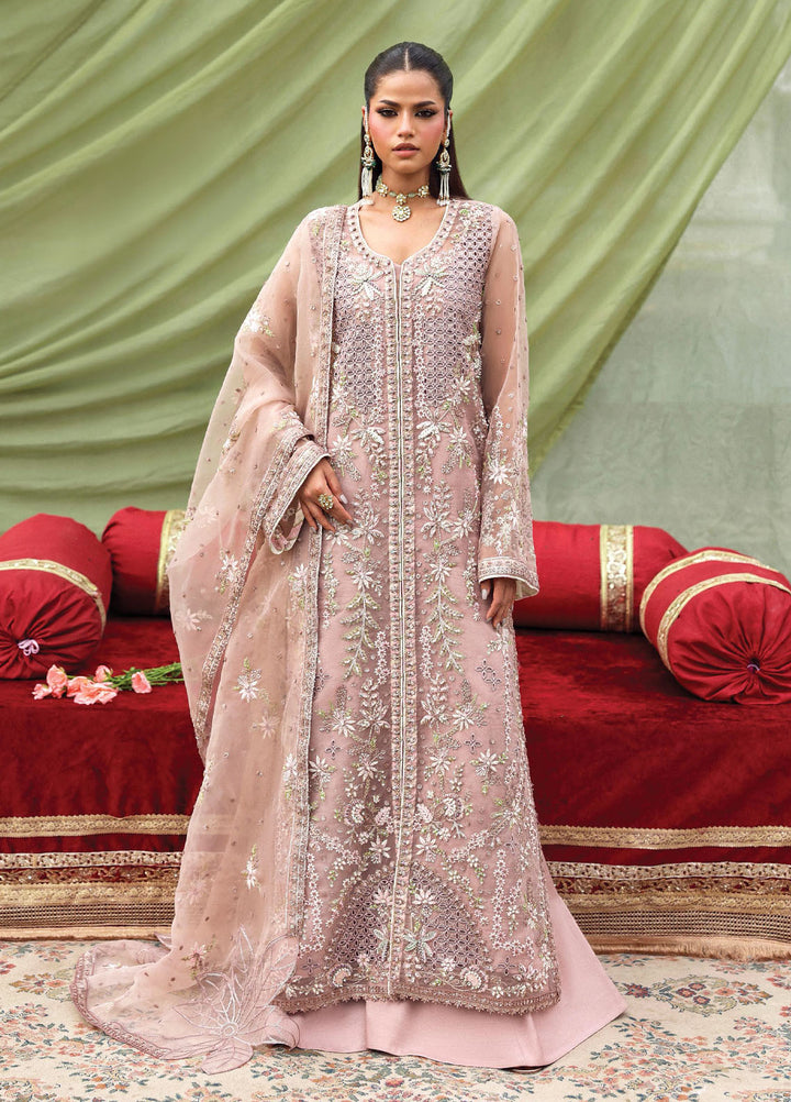 Romansiyyah by Eman Adeel Embroidered Chiffon Suits Unstitched 3 Piece EA25RLF Gul Rukh - Formals Collection