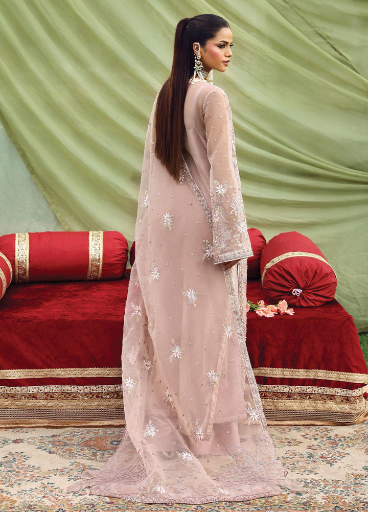 Romansiyyah by Eman Adeel Embroidered Chiffon Suits Unstitched 3 Piece EA25RLF Gul Rukh - Formals Collection