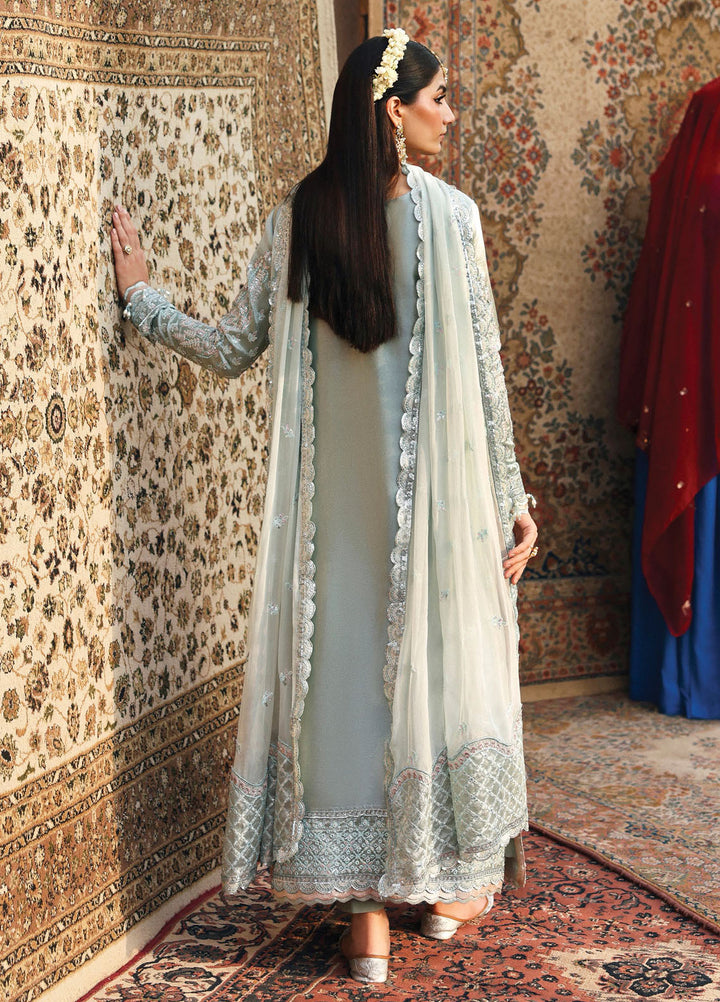 Romansiyyah by Eman Adeel Embroidered Chiffon Suits Unstitched 3 Piece EA25RLF Shabeena - Formals Collection