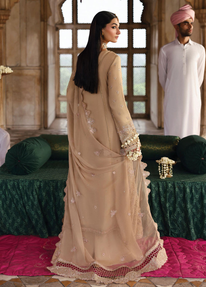 Romansiyyah by Eman Adeel Embroidered Chiffon Suits Unstitched 3 Piece EA25RLF Shahnoor - Formals Collection