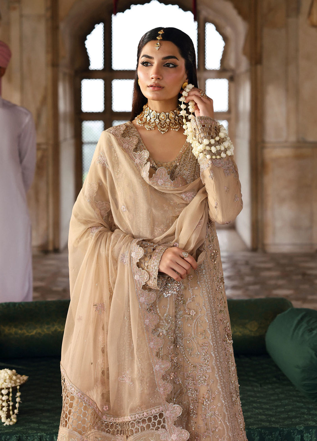 Romansiyyah by Eman Adeel Embroidered Chiffon Suits Unstitched 3 Piece EA25RLF Shahnoor - Formals Collection