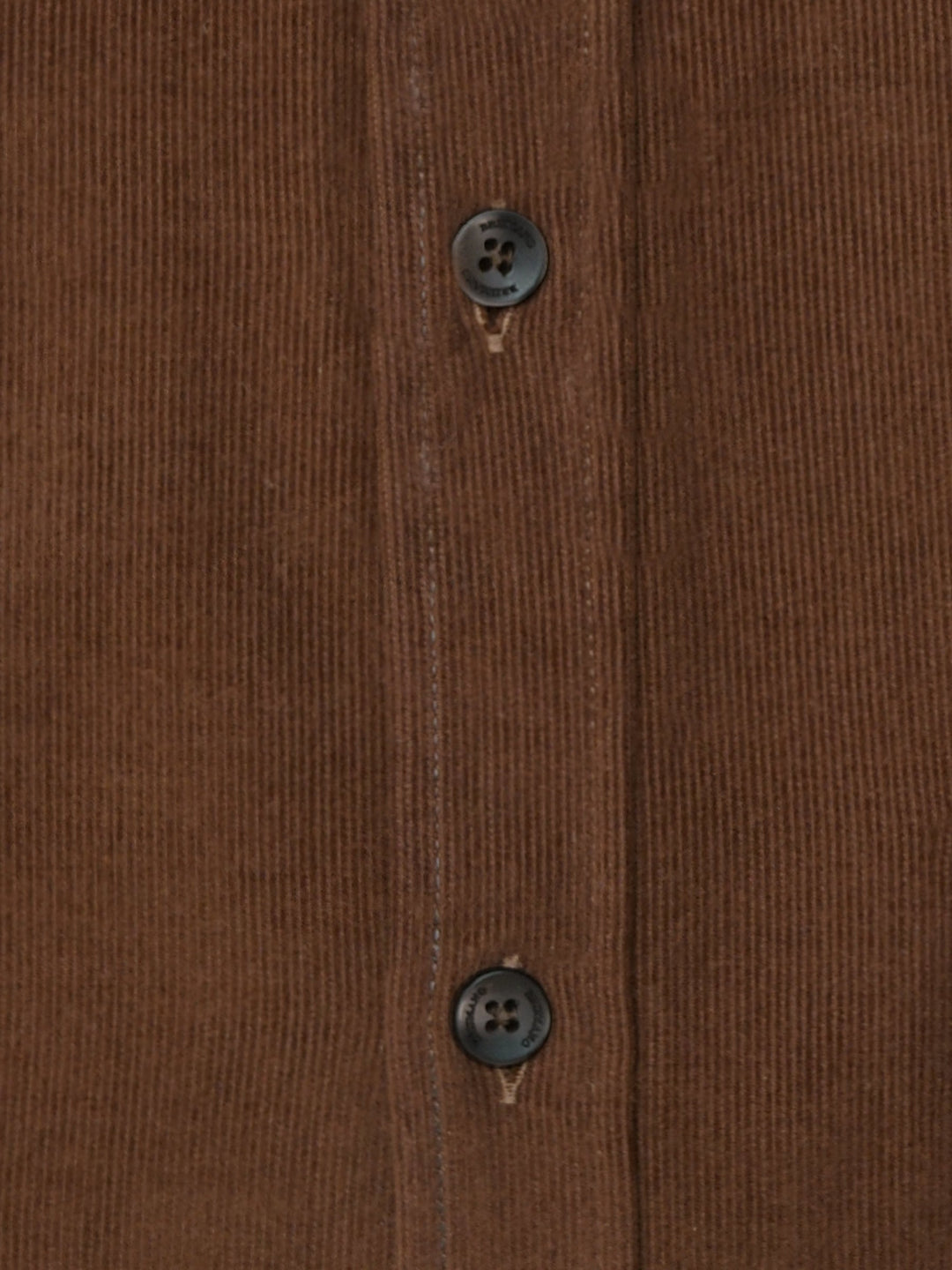 Brumano Ready To Wear Shirts Men 1 Piece Cotton Rusty Brown Corduroy Shirt 0-31-025-4525 - Summer Collection