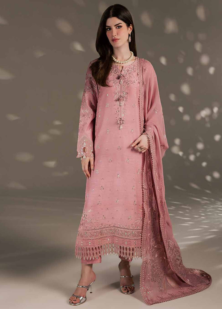 The Silk by Nureh Unstitched Embroidered Premium Silk 3 Piece Suit NU26USF S-35 - Festive Collection