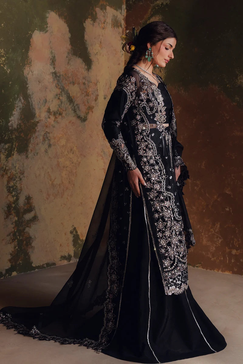 Jahan Ara by Zarposh Unstitched Embroidered Organza 3 Piece Suit ZP26UWJ NAYAB - Wedding Collection