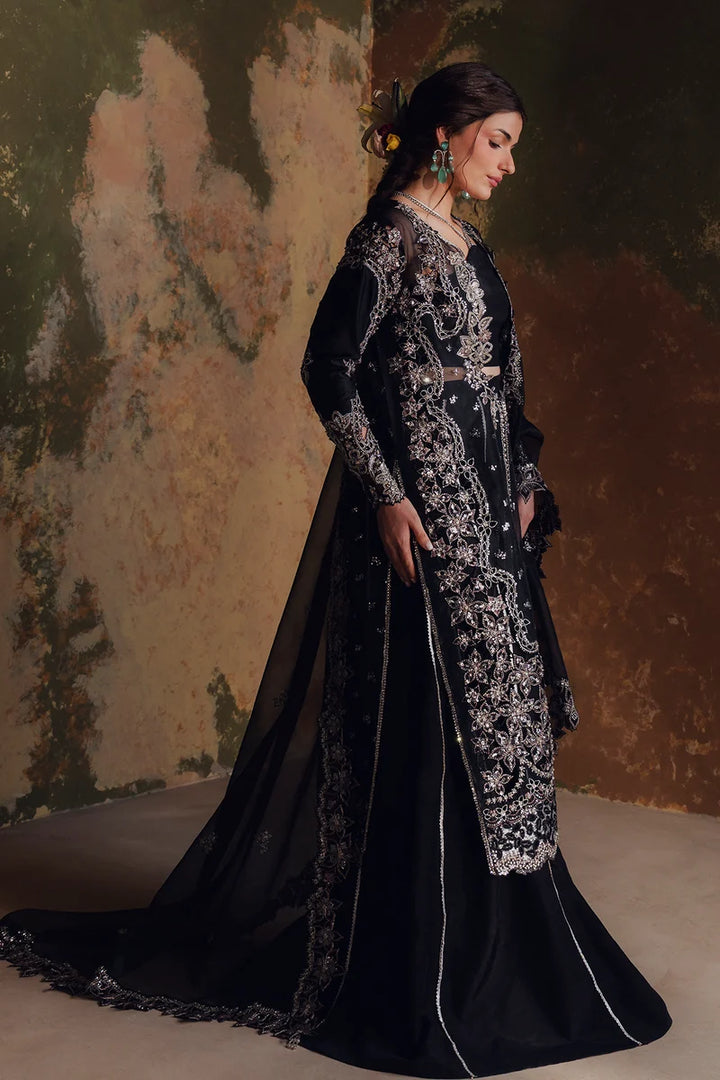 Jahan Ara by Zarposh Unstitched Embroidered Organza 3 Piece Suit ZP26UWJ NAYAB - Wedding Collection