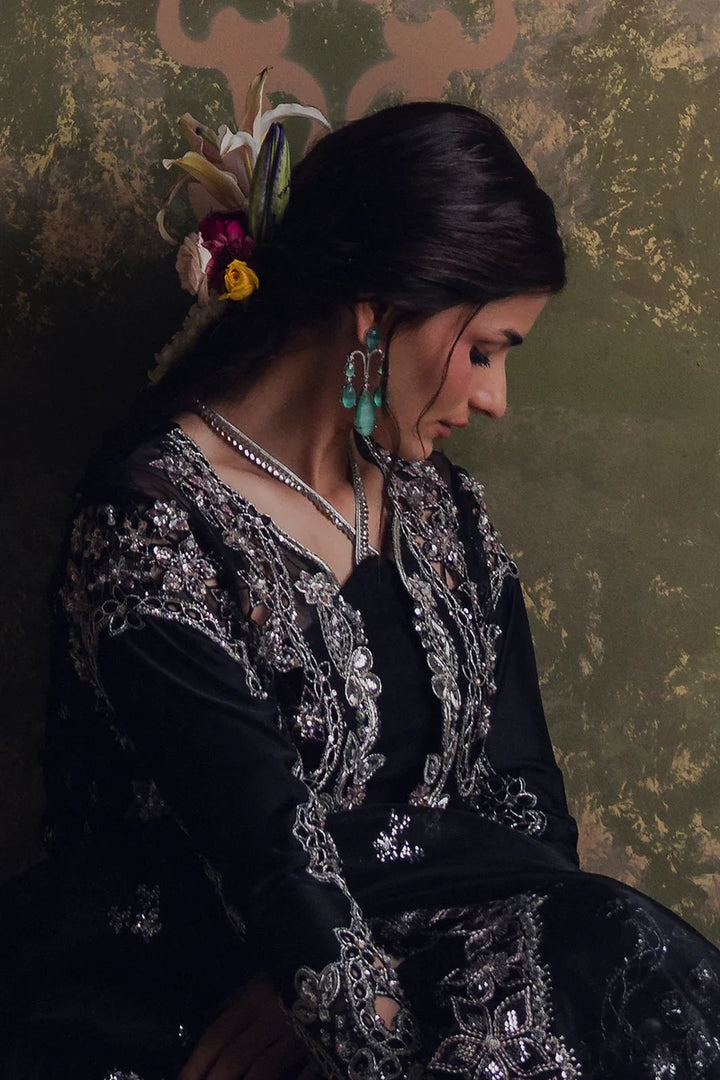 Jahan Ara by Zarposh Unstitched Embroidered Organza 3 Piece Suit ZP26UWJ NAYAB - Wedding Collection