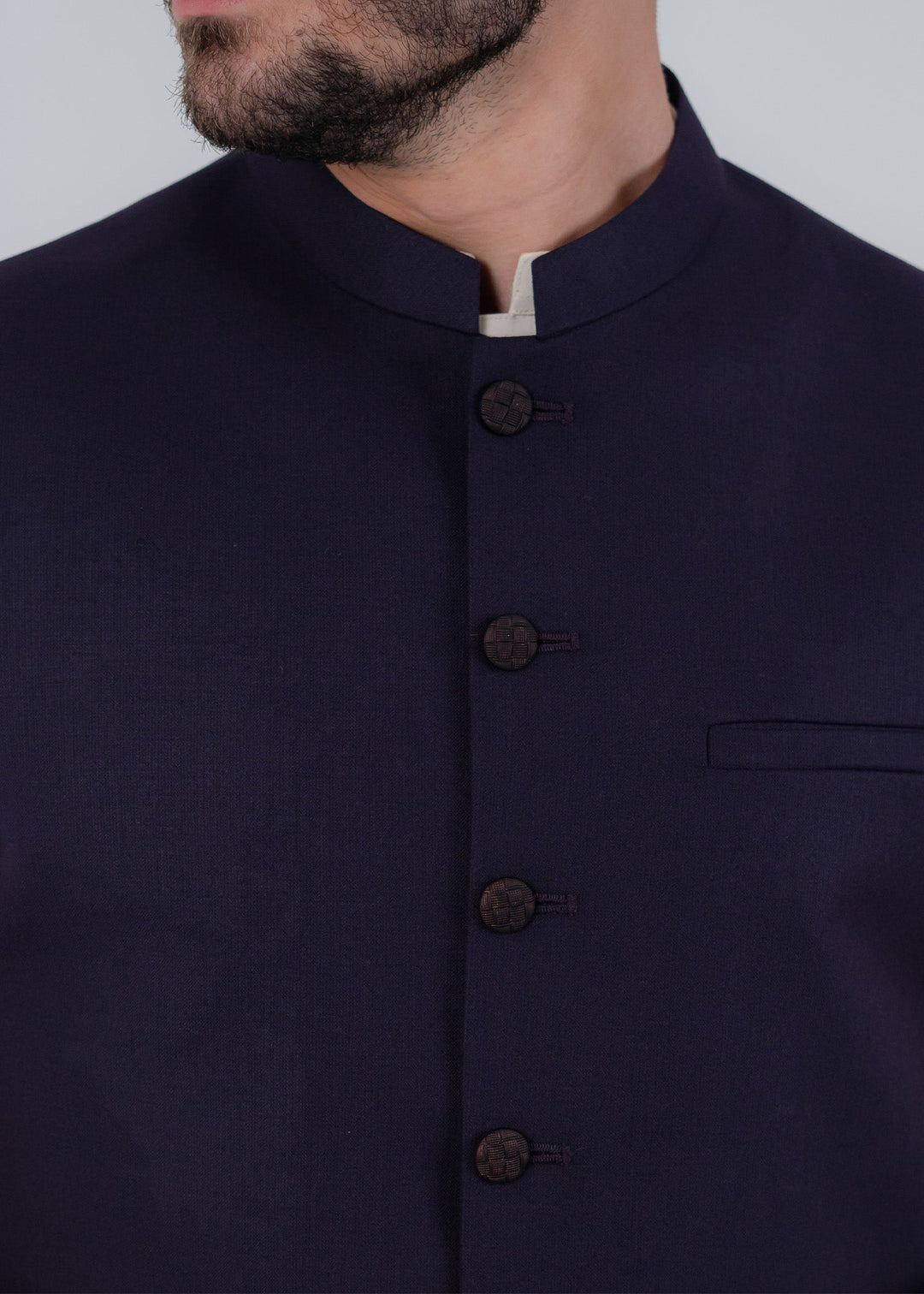 Rangrez by Buraq Mens Waistcoat RTW Solids Wash N wear 1 Piece BRQ 189 Casual Collection