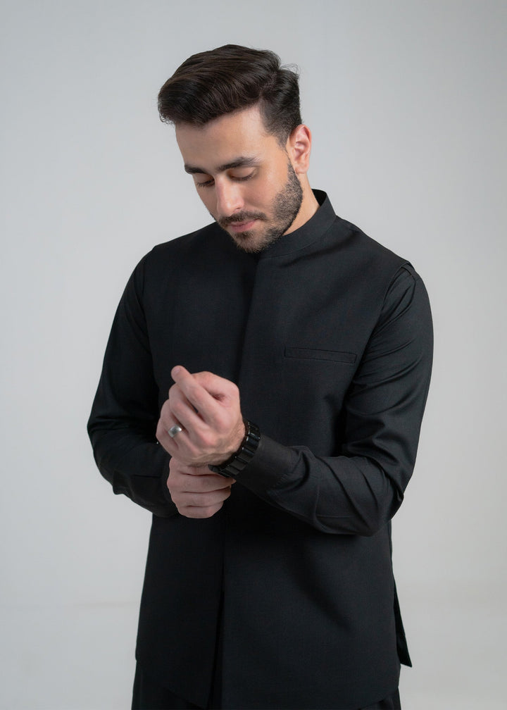 Abro by Buraq Mens RTW Solids Wash N Wear 3 Piece Suit Gulbahar Casual Collection