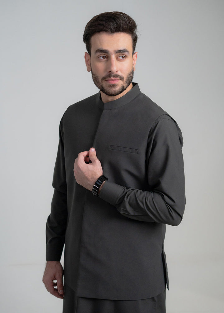 Abro by Buraq Mens RTW Solids Wash N Wear 3 Piece Suit Zenat Casual Collection
