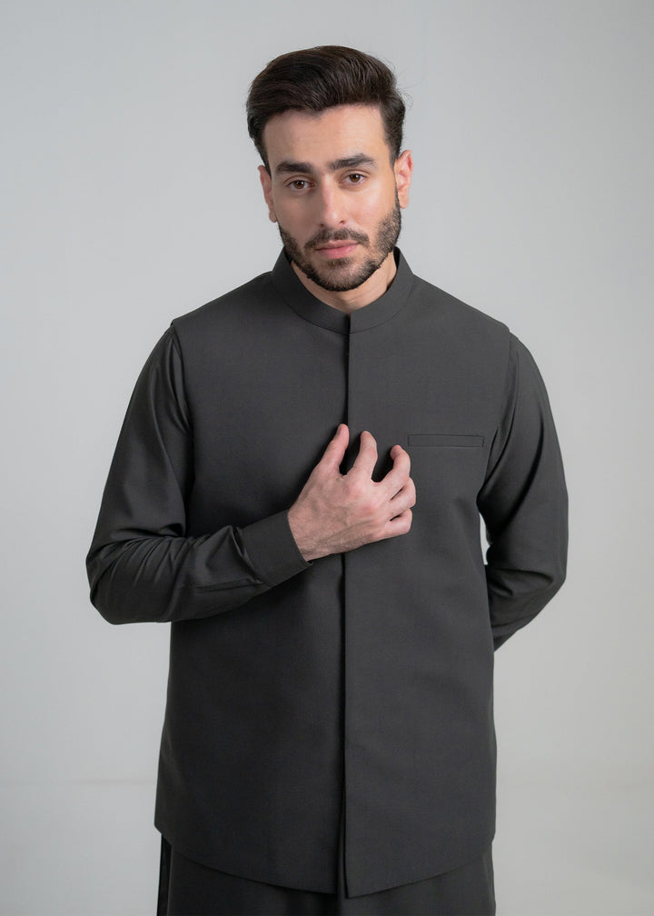 Abro by Buraq Mens RTW Solids Wash N Wear 3 Piece Suit Zenat Casual Collection