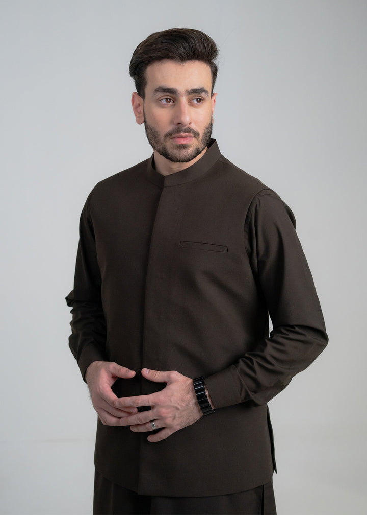 Abro by Buraq Mens RTW Solids Wash N Wear 3 Piece Suit Rangrez Casual Collection