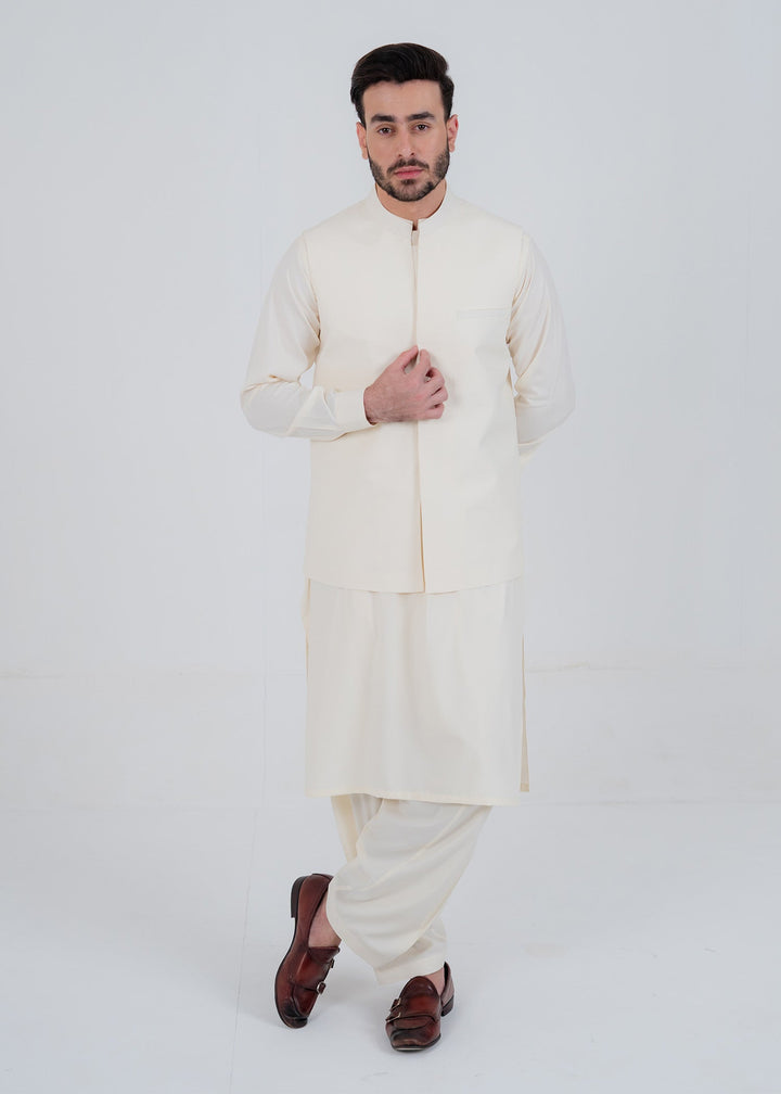 Abro by Buraq Mens RTW Solids Wash N Wear 3 Piece Suit Husn Casual Collection
