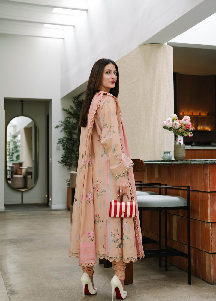 Sable Vogue Women Unstitched Printed Zari jacquard 3 Piece Suit SCUS-02-26 Mehr - Casual Collection