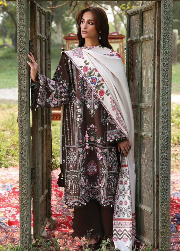 Siraa By Sadaf Fawad Khan Embroidered Khaddar Suits Unstitched 3 Piece SDF25SW SFK-D4 MEHROZ - Winter Collection