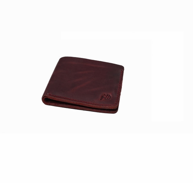 Vintage by Jild Mens Genuine Vintage Leather Wallet-CRIMSON RED - Wallets Collection