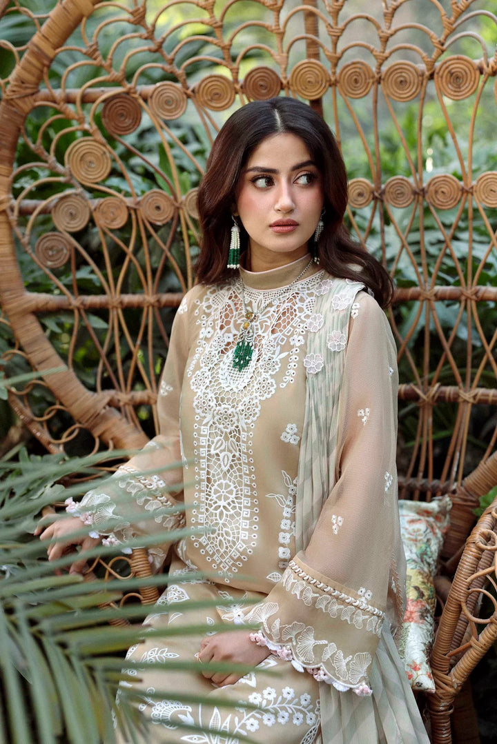 Sable Vogue Unstitched Embroidered Swiss Voile 3 Piece Suit SV26UL SL-01-26 - Summer Collection