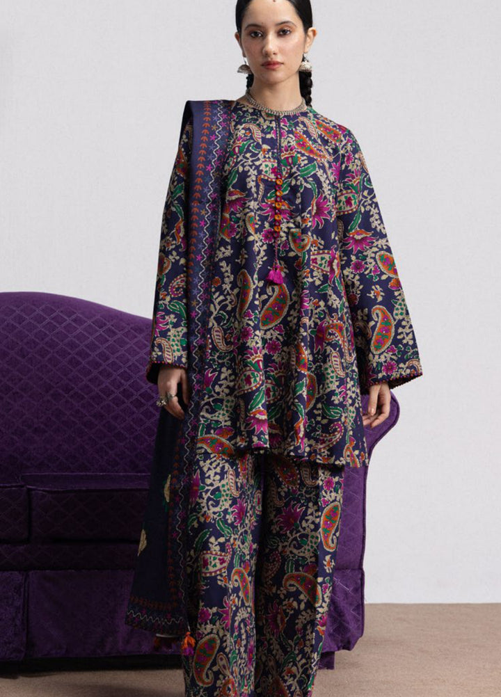 Coco by Zara Shahjahan Unstitched Printed Linen 3 Piece Suit CZ26UPL Sofia 6A - Casual Collection